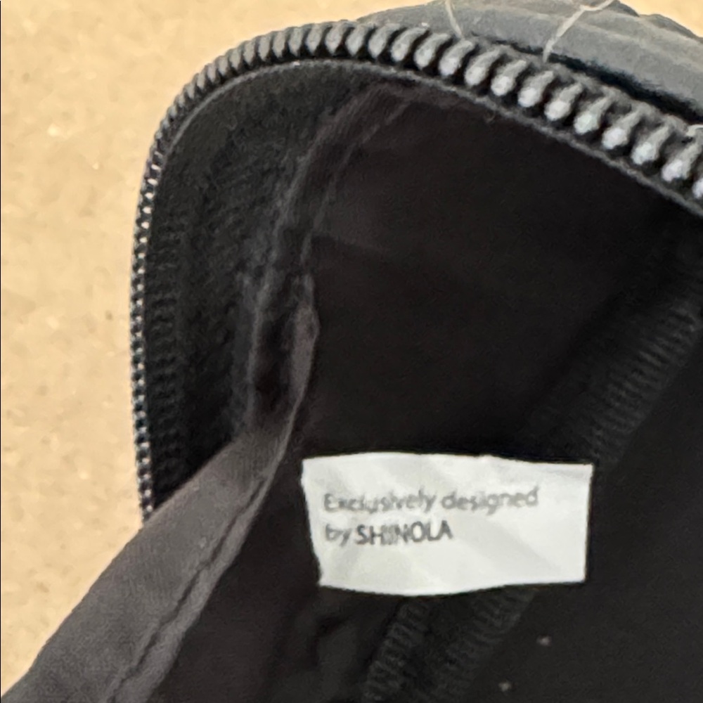 Shinola Black Leather Toiletry Bag - Picture 7 of 7